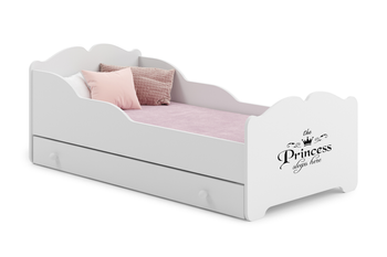 Łóżko pojedyncze ANNA 160x80 z szufladą - Princess