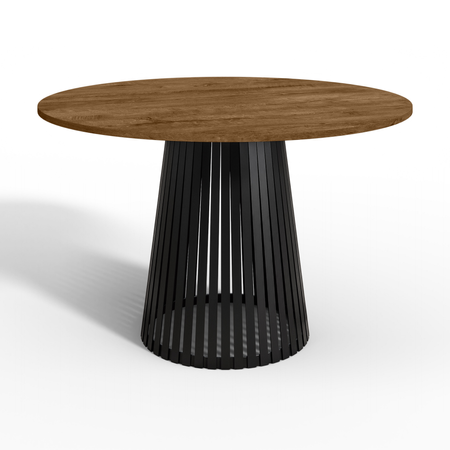  Stół okrągły VELORE 100 cm -  Dąb Lefkas