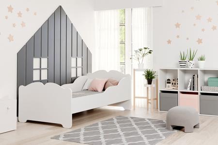 Łóżko dziecięce pojedyncze ANNA 160x80 - Białe