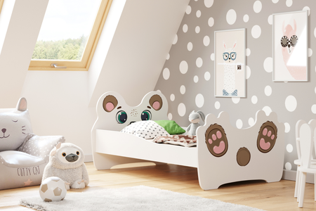 Łóżko dziecięce ANIMALS 160x80 - Teddy Bear