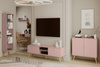 Komoda MELI dwudrzwiowa skandynawska - kolor Róż 