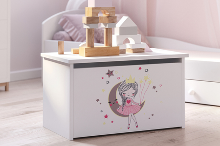 Skrzynia na zabawki DARIA - Śpiąca Księżniczka