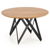 Stół okrągły MARELLO - Dąb Złoty / Czarny
