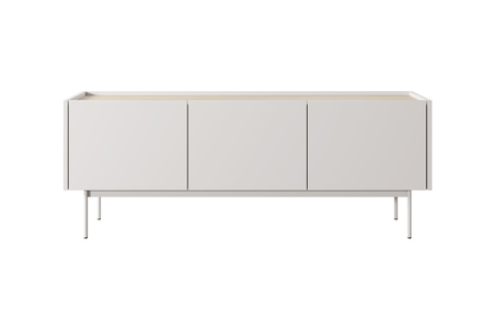 Szafka RTV COLETTE 144 cm - Kaszmir / Dąb Linea