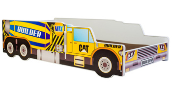 Łóżko dziecięce auto 160x80  - Betoniarka