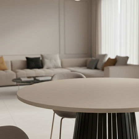 Stół okrągły VELORE 75 cm - Kaszmir