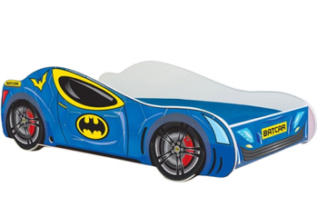 Łóżko dziecięce BATCAR 160x80 z materacem