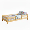 Łóżko dziecięce LOFTO 160x80 z barierką – Ekologiczne Drewno