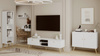 Szafka RTV MELI 170 cm skandynawska - kolor Biały