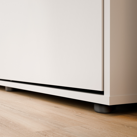 Półkotapczan pionowy rozkładany VERTO 90x200 składany w szafę - Biały