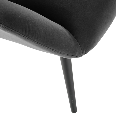 Fotel wypoczynkowy MADISON - Czarny