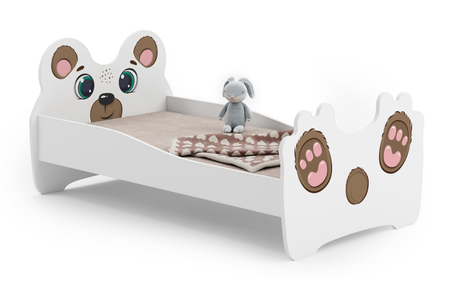 Łóżko dziecięce ANIMALS 160x80 - Teddy Bear
