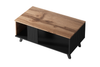 Stolik kawowy Ława MODERN loft - Dąb Wotan / Czarny