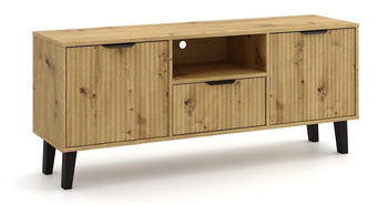Szafka RTV KANDI 140 cm - kolor Dąb artisan