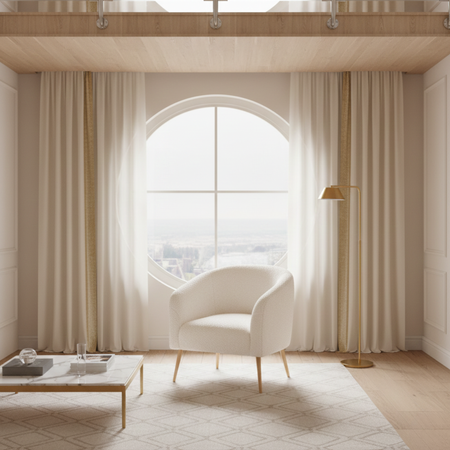 Fotel wypoczynkowy FELICJA - Kremowy