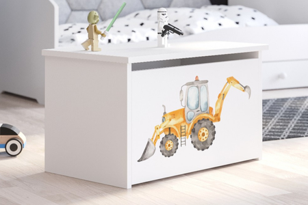 Skrzynia na zabawki DARIA - Koparka