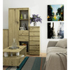Komoda 6 szuflad 60 cm - Dąb Artisan