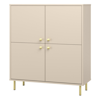 Komoda czterodrzwiowa VENUS 113x100 cm - Kaszmir