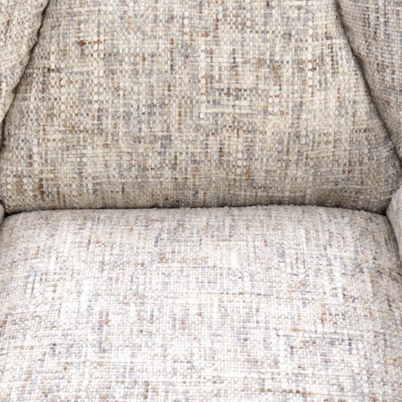 Fotel ALLERO z podnóżkiem - Beżowy