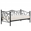 Łóżko SUMERA 200x90 metalowe - kolor Czarny