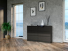 Komoda MALMO M6 120cm Czarny