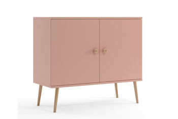 Komoda MELI dwudrzwiowa skandynawska - kolor Róż