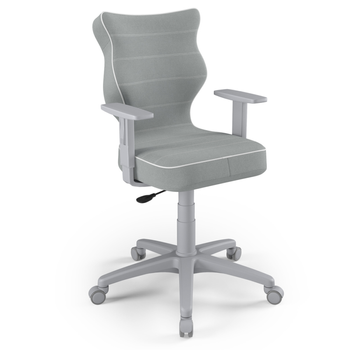 Krzesło obrotowe AXIS 6 - Szare / Noga Szara