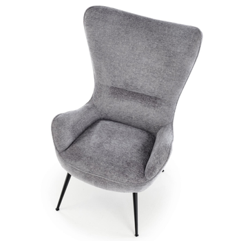 Fotel wypoczynkowy VALERIA - Szary Melanż