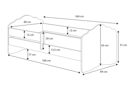 FALA BAR+SZU II 160x80 KSIEZNICZKA W KORONIE