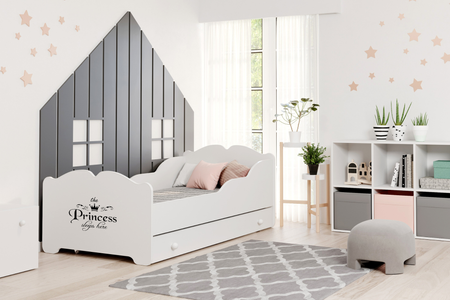 Łóżko pojedyncze ANNA 160x80 z szufladą - Princess