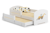 Łóżko dziecięce podwójne wysuwane LUK II 160x80 - Koparka