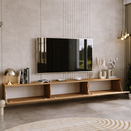 Szafka RTV NICOLE 80 cm - Dąb Craft