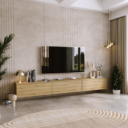 Szafka RTV NICOLE 80 cm - Dąb Artisan