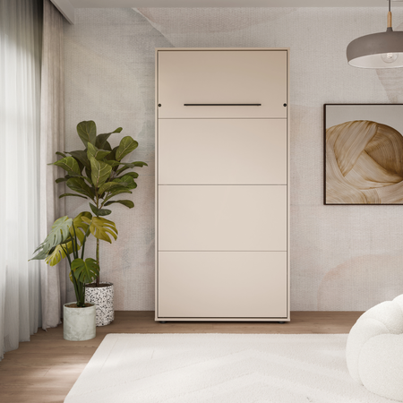 Półkotapczan pionowy rozkładany VERTO 90x200 składany w szafę - Kaszmir