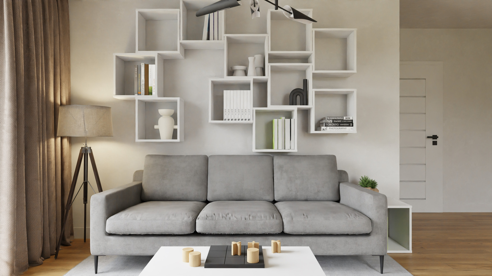 Regał modułowy MODUS biały 3x1