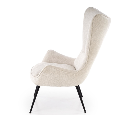 Fotel wypoczynkowy VALERIA - Piaskowy Krem