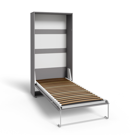 Półkotapczan pionowy rozkładany VERTO 90x200 składany w szafę - Szary