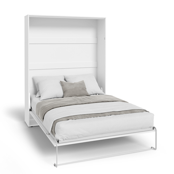 Półkotapczan pionowy rozkładany VERTO 160x200 składany w szafę - Biały