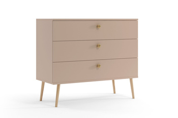 Komoda MELI z szufladami skandynawska - kolor Macchiato
