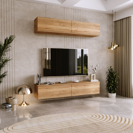 Szafka RTV NICOLE 80 cm - Dąb Craft