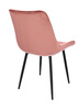 Krzesło welurowe różowe
