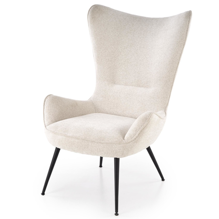 Fotel wypoczynkowy VALERIA - Piaskowy Krem