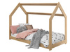 Łóżko Domek dziecięce 160x80 - kolor naturalny