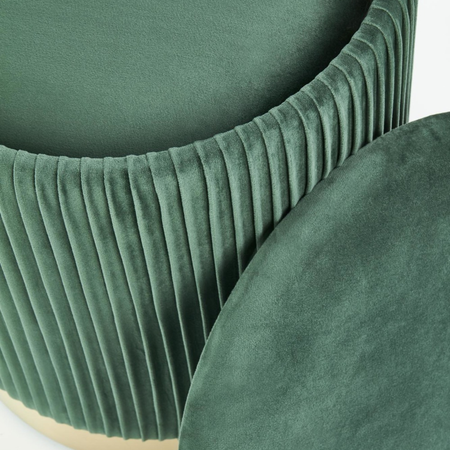 Zestaw 2 puf MARINE - Zielony