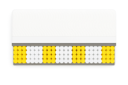 Materac KIESZENIOWY ALOE VERA 160x200x18 cm zdejmowany pokrowiec