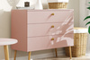Komoda MELI z szufladami skandynawska - kolor Róż