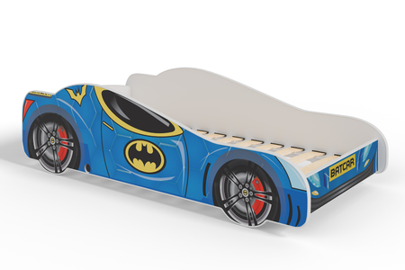 Łóżko dziecięce BATCAR 140x70 - z materacem
