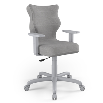 Krzesło obrotowe PRESTIO 6 - Szare / Noga Szara