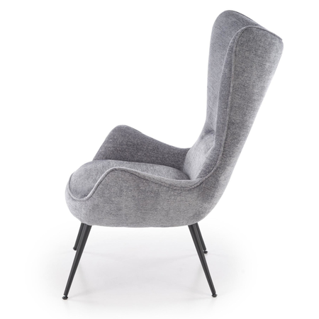 Fotel wypoczynkowy VALERIA - Szary Melanż
