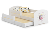 Łóżko dziecięce podwójne wysuwane LUK II 160x80 - Śpiąca Księżniczka